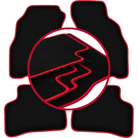 Alfombrillas CARLUX-RED para Hyundai Accent I (X-3) sedán (1994-2000) (1/5)