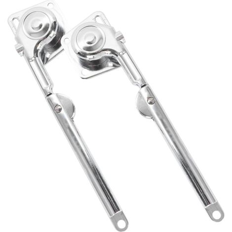 Lot de 2 loquets porte placard robustes argentés pour meubles et (1/5)