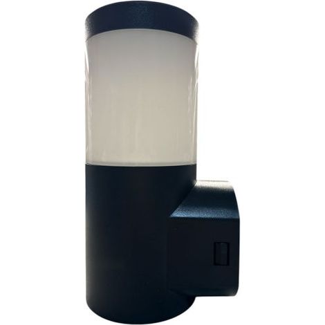 Applique LED da Parete Nero con Attacco E27 per esterni IP65
