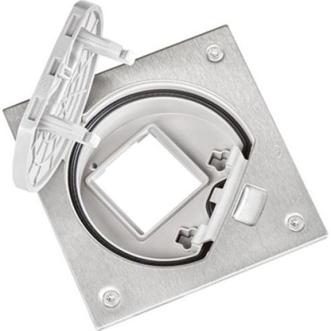 Scatola di derivazione Simon Connect KSE IP66 con coperchio senza presa, in acciaio inox KSE0/23/72 (1/2)