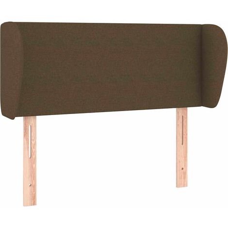 Maison Exclusive - Cabecero de tela marrón oscuro 83x23x78/88 cm (1/5)