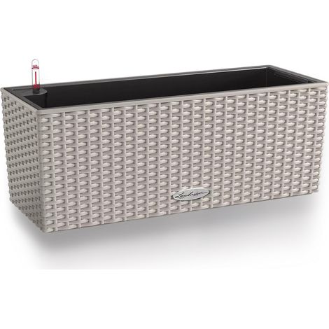 LECHUZA BALCONERA Cottage 50 Komplettset sandbraun