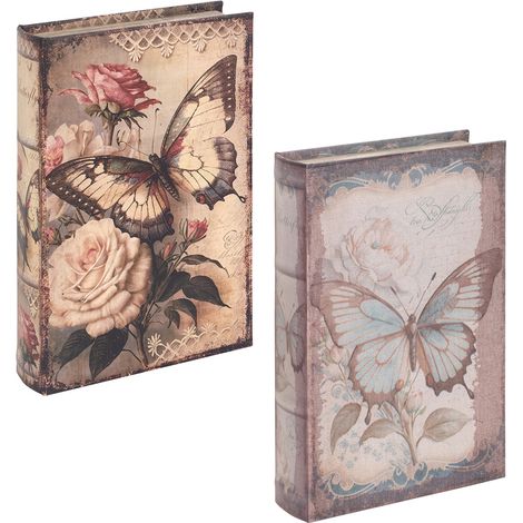 Signes Grimalt Cajas De Libro Decoracion  Cajas Libro Cajas Libro Marrón 5x17x26cm 30971