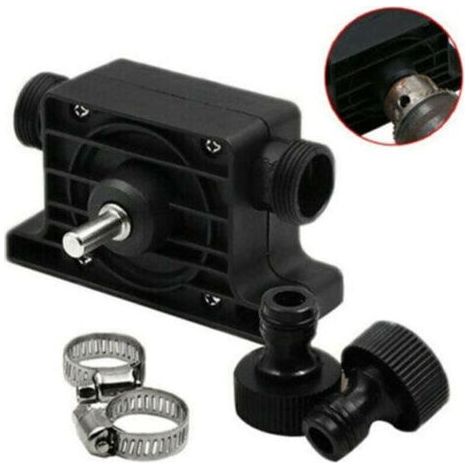 Bomba de agua para taladro Gardena Crediri: Bomba de manguera robusta para bombear agua, compatible con todos los taladros, color negro. (1/5)