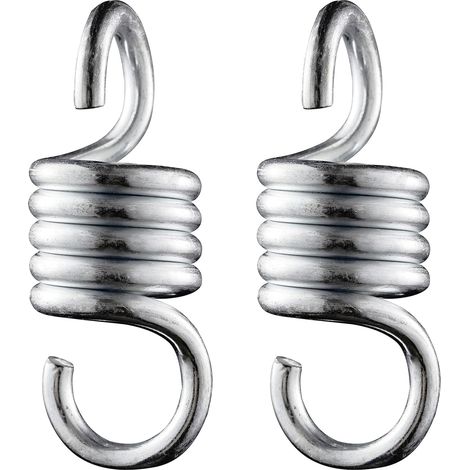 Filiyano – sac de frappe – 2 supports de suspension à ressort de 10 cm (4 pouces) pour hamac, balancelle de porche, sac de frappe, chaise suspendue (1/5)