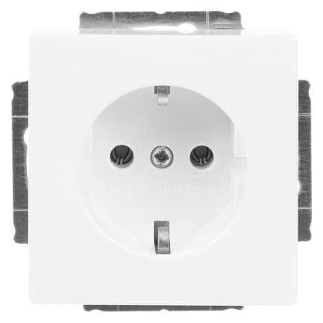 Busch-Jaeger Confezione grande Inserti presa SCHUKO® studioweiß - Plattform 63 (20 EUC-84 BULK), 2CKA002099A0307