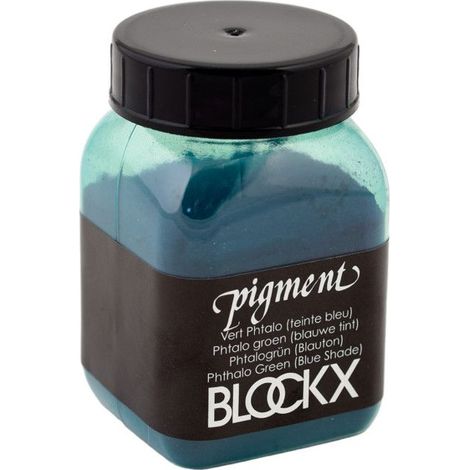 Pigment en poudre - Vert phtalo teinte bleu - 11 - Blockx - Pot de 100g