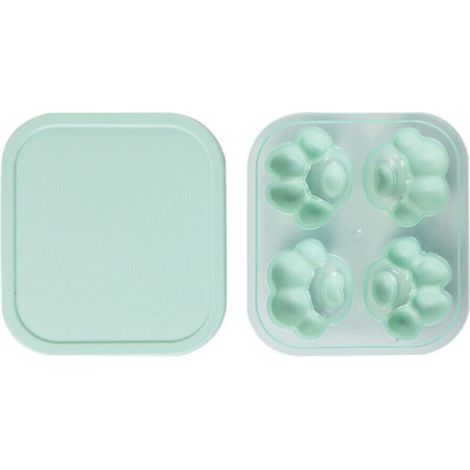 Eiswürfelform – Katzenpfotenform – Lebensmittelechtes Silikon – Für Limonade, Früchte und Pudding – 1 Stück (1/5)