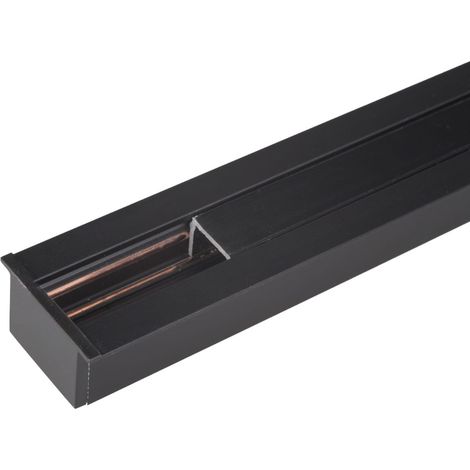 Binario incasso a molla 2m 48V nero MICRO11 Maxlight (1/4)