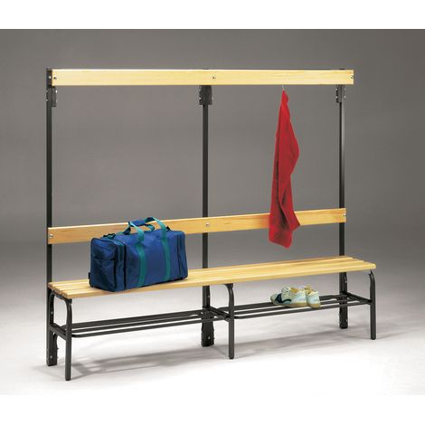 Sypro, Bancs avec portemanteaux pour vestiaires, simple face, (1/5)