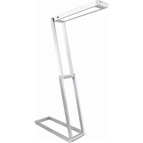 Kreative Tischleuchte aus Aluminium, schlicht, tragbar, faltbar, wiederaufladbare LED, dimmbare Schreibtischlampe, Leselampe, Nachtlicht, Geschenklampe (Gold, Marke: ZEDARO) (1/5)
