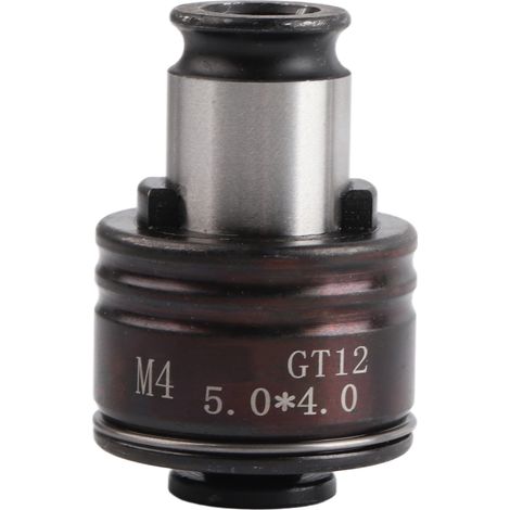 Mandrin de Taraudage JIS GT12 pour Machine à Taper et Fraiseuse CNC, Collier de Taraud M4 (1/5)