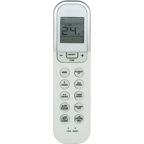 1 pièce Télécommande de climatiseur compatible -Midea Rg36f /bgef Rg36f2 /bgef Rg36f4 /bgef (1/4)
