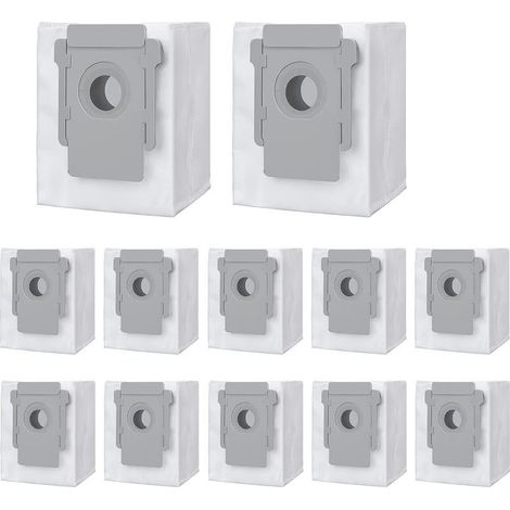 Lot de 12 sacs de rechange pour aspirateur iRobot Roomba i7 i7+ / i7 Plus E5 E6 E7 S9 S9+, kit d'accessoires pour iRobot Roomba i7 (1/5)