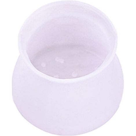 10pcs housse de protection en silicone meubles chaise jambières protections de sol en silicone pieds de table de meubles ronds coussinets de chaise antidérapants (blanc) (1/4)
