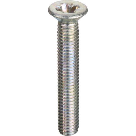 Unifix Machine Screws Pozi Csk Head Din 965Z Bzp - M5 x 16