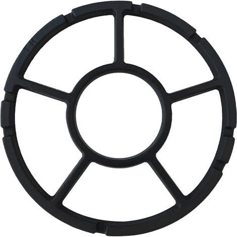 Établi en fonte, régulateur de pression universel en forme d'anneau pour cuisinière à gaz, support antidérapant, convient aux cafetières, casseroles et poêles sur les cuisinières à gaz, trépied multif (1/5)
