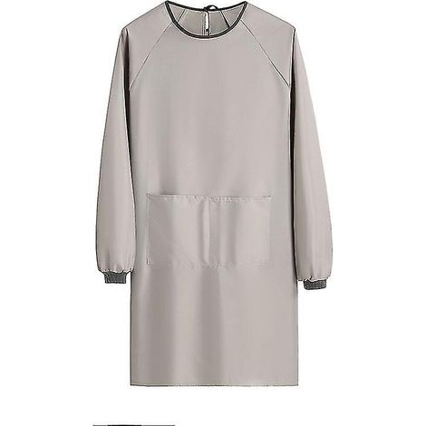 Tablier imperméable à manches pour la vaisselle, le café et le nettoyage des restaurants. (1/4)
