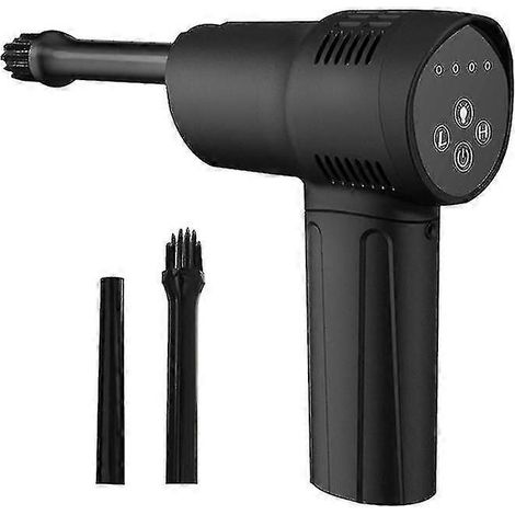 Soplador de aire inalámbrico de 60000 rpm, soplador de aire inalámbrico ajustable, soplador de polvo comprimido, teclado de mano ( )
