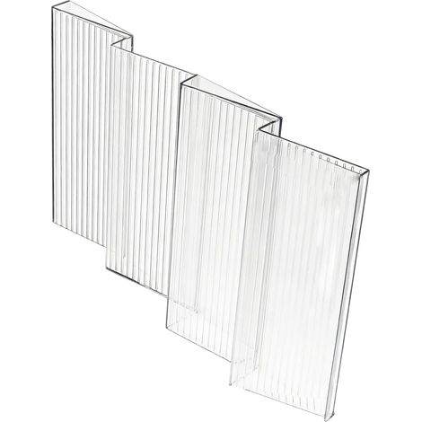 Étagère réglable en acrylique pour bouteilles - Pour l'organisation de la cuisine - Design peu encombrant et simple à nettoyer - Étagère en acrylique (1/4)