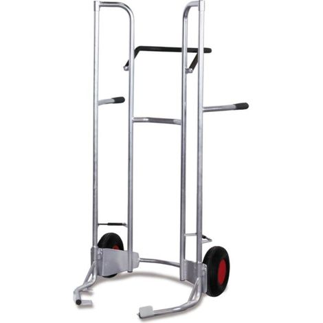VARIOfit Reifenkarre 200kg Tragkraft 1600mm Höhe verzinkt Luftbereifung (1/3)