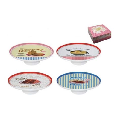 BRANDANI - ALZATA PER DOLCI DIAM. 31CM VINTAGE KITCHEN IN PORCELLANA