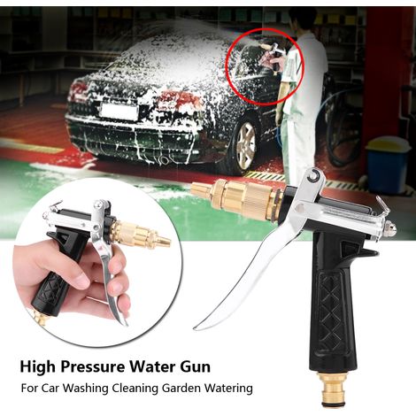 Pistolet Pulvérisateur à Eau Haute Pression pour Lavage Voiture Nettoyage et Arrosage Jardin (1/5)