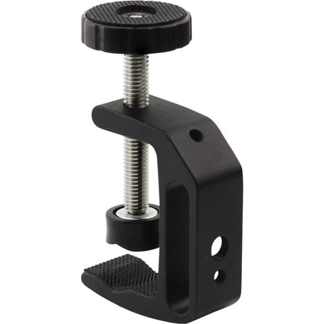 Serre-joint universel en C avec trous filetés de 1/4 et 3/8 (1/5)
