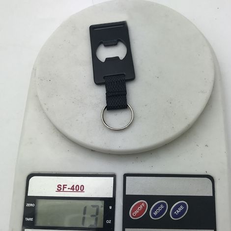 Mini outil multifonction d'extérieur en alliage d'aluminium, porte-clés, ouvre-bouteille (1/5)