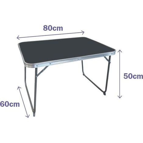 Table Piable Marbueno Gris 80 x 60 x 50 cm