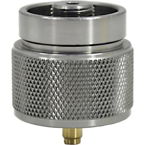 Adaptateur de recharge de propane universel pour réchaud à gaz de camping en laiton Coleman, compatible avec les bouteilles de propane Naturehike, les réchauds de camping portables et les réchauds de (1/5)