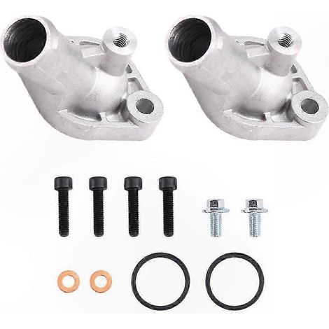Bouchon de sortie de thermostat en aluminium pour Can-Am 800 1000, lot de 2 unités, couvercle de remplacement résistant, compatible avec les modèles 800 et 1000. (1/5)