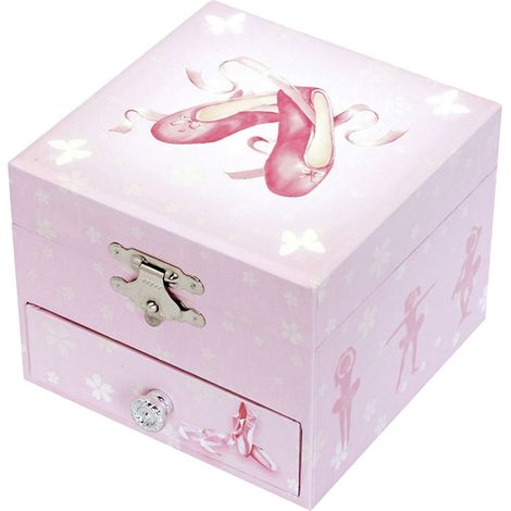Coffret à bijoux musical Danseuse Ballerine - Phosphorescent (1/3)