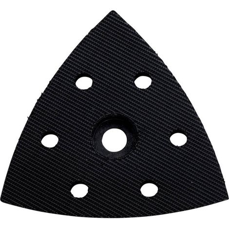 Metabo – Patin de ponçage triangulaire 93mm – Plaque abrasive auto-agrippante pour ponceuse DS E 170/180 – Pour bois dur et teck