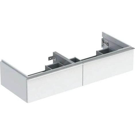 Geberit iCon meuble sous-lavabo double, 2 tiroirs, (1/2)