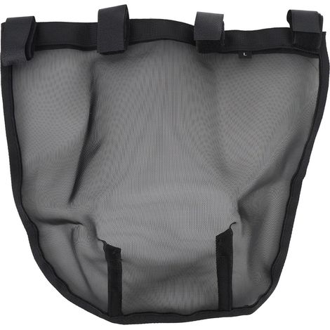 Couvre-nez en maille de cheval en Nylon respirant, confort amélioré, filet de Protection du visage réglable pour le bétail L (1/5)