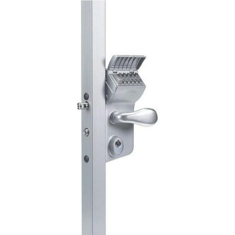 Serratura a codice meccanico LOCINOX per cancelli a battente - LMKQ 4040 V2L ZILV (1/3)