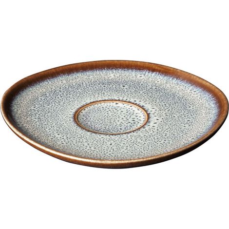 Taza y platillo de café color beige lavanda. De Villeroy & Boch. (1/3)