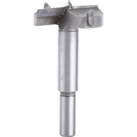 Cemented Carbide Forstner Drill Bit Hole Cutting Woodworking Cutter (42mm) (1/2)