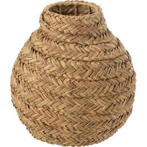 Vase Déco en Jonc "Tressé" 30cm Naturel