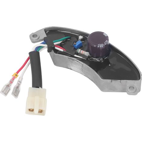 Régulateur de tension AVR 6 fils 250V 470µF pour groupe électrogène 3kW 5kW, régulation automatique monophasée (1/5)