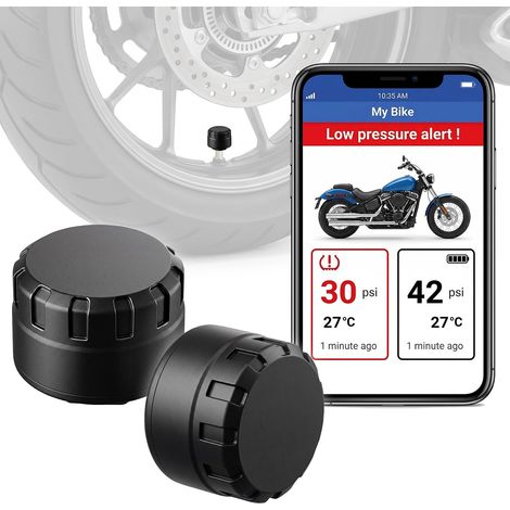 TPMS Moto avec Application, Système de Surveillance de Pression des Pneus (1/5)