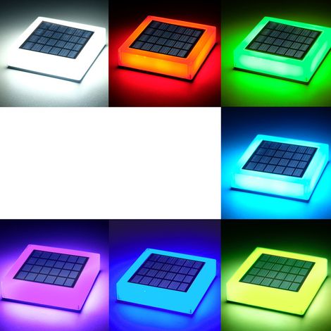 Nouvelle borne lumineuse solaire, éclairage extérieur étanche de style chinois à LED pour cour, portail ou mur de jardin, trois températures de couleur : 3 000 K, 4 000 K et 6 000 K. (1/5)
