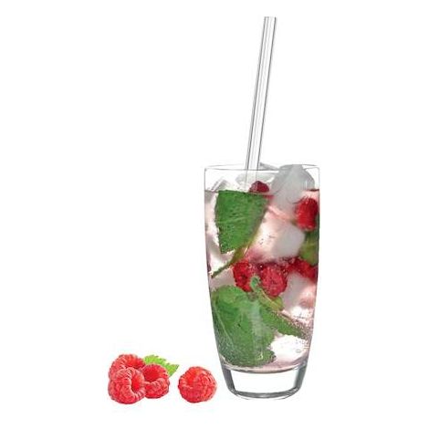 6 Trinkhalme Glas + Reinigungsbrstchen
