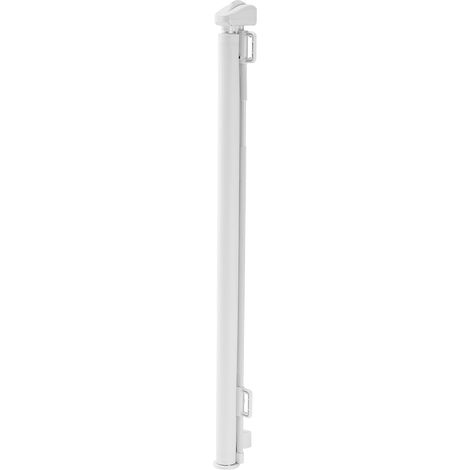 Mophorn Barrière de Sécurité Rétractable, Clôture en Maille 185 cm x 79,5 cm, Barrière pour Animaux avec Verrou de Sécurité, Idéale pour Couloirs et Escaliers, Blanc