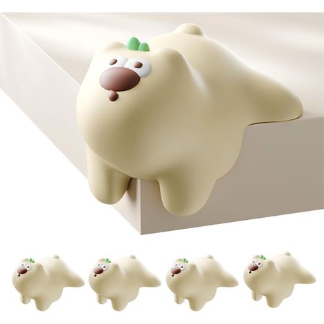 Protezioni angolari - confezione da 4 - protezioni morbide per bordi - protezioni angolari autoadesive per mobili - protezioni per bordi - per bambini - confezione da 4 (1/2)