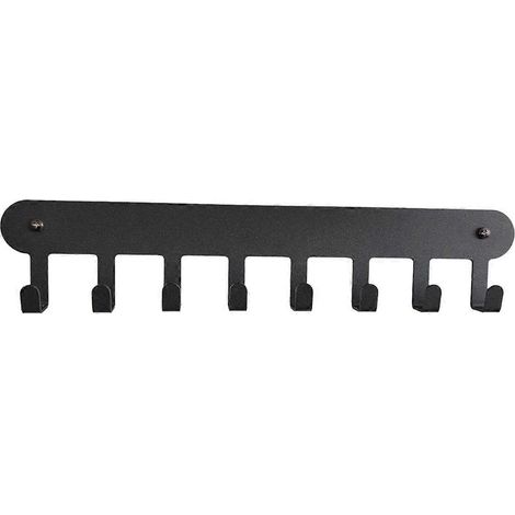 Wandhaken aus Eisen für Handtücher, Schlüssel und Mäntel (8 Haken) (1/5)