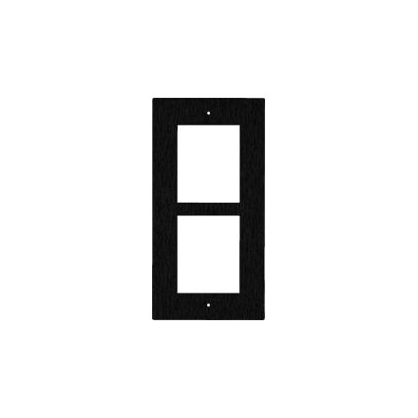 2N 9155012B Cornice per Installazione a Incasso 2 Moduli Videocitofono IP Verso LTE Verso colore Nero (1/2)