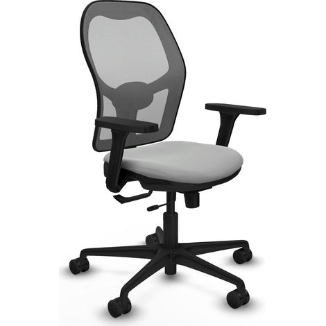 Bürostuhl piqueras y crespo Jorquera hellgrau Kunstleder (1/2)