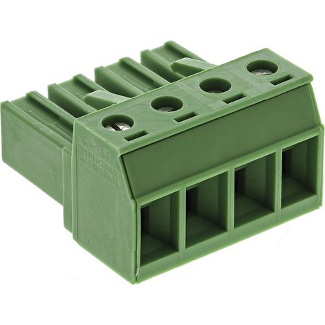 Bornier pour CI Phoenix Contact 4 contacts 1 rangée(s) pas de 7.62mm Combicon